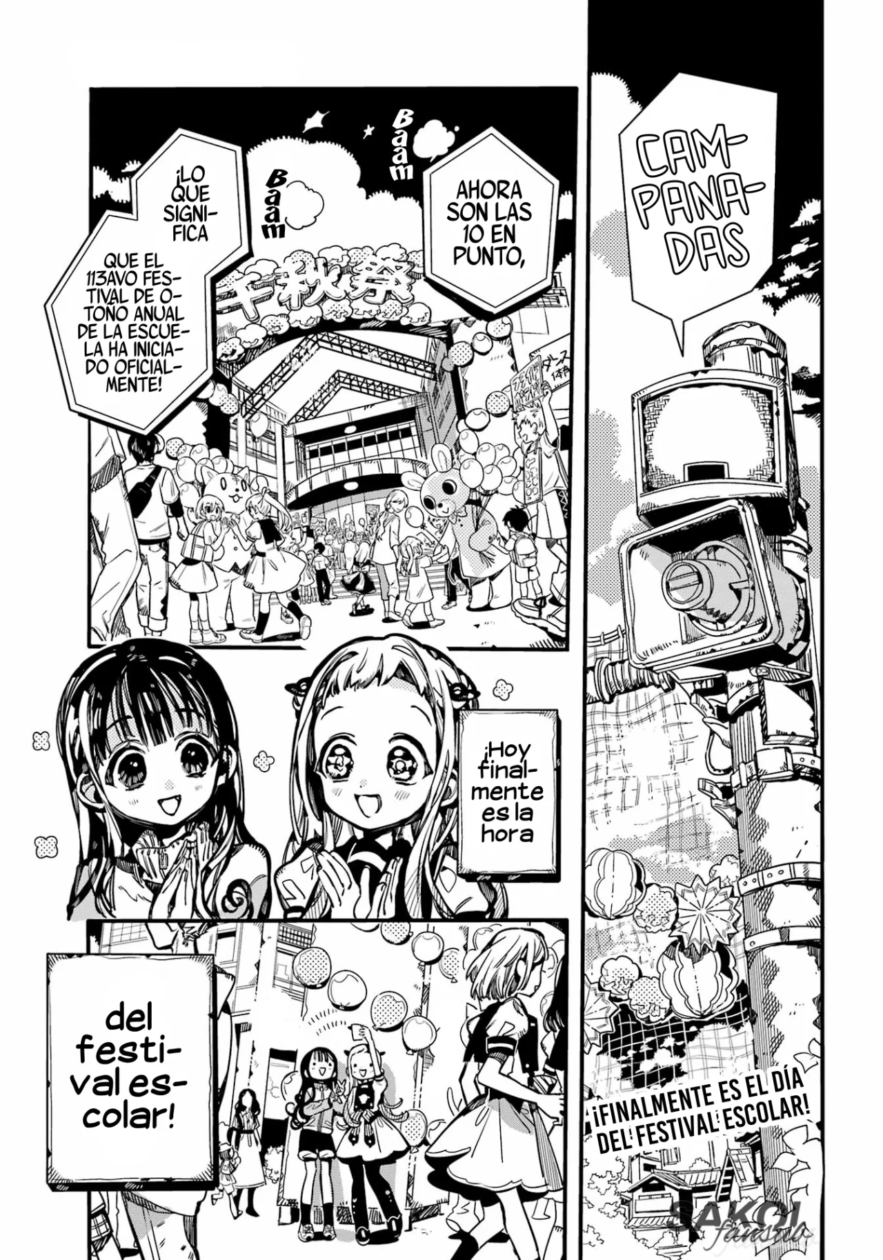 Jibaku Shounen Hanako-kun Capítulo 104 - Página 3