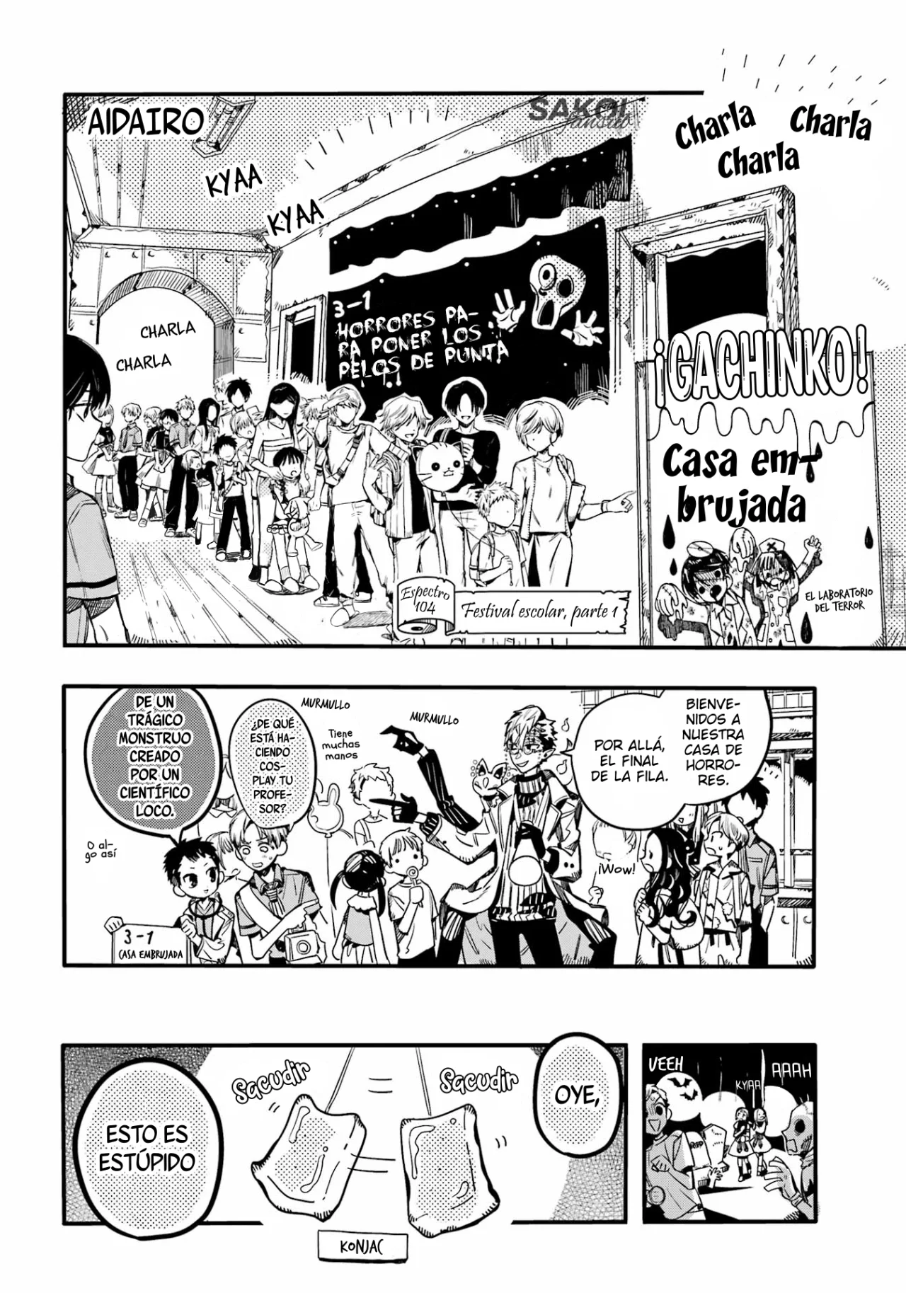 Jibaku Shounen Hanako-kun Capítulo 104 - Página 4