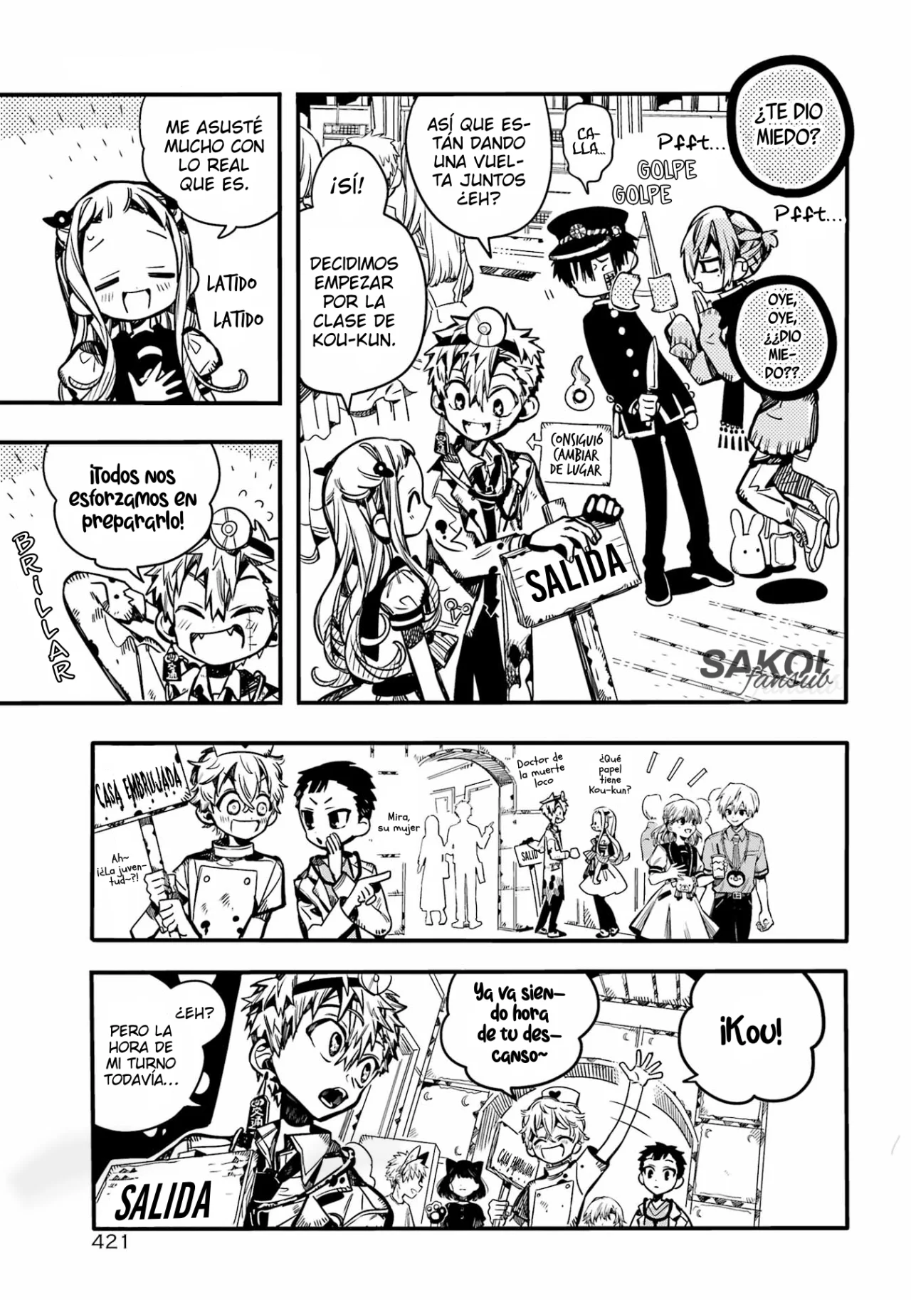 Jibaku Shounen Hanako-kun Capítulo 104 - Página 7