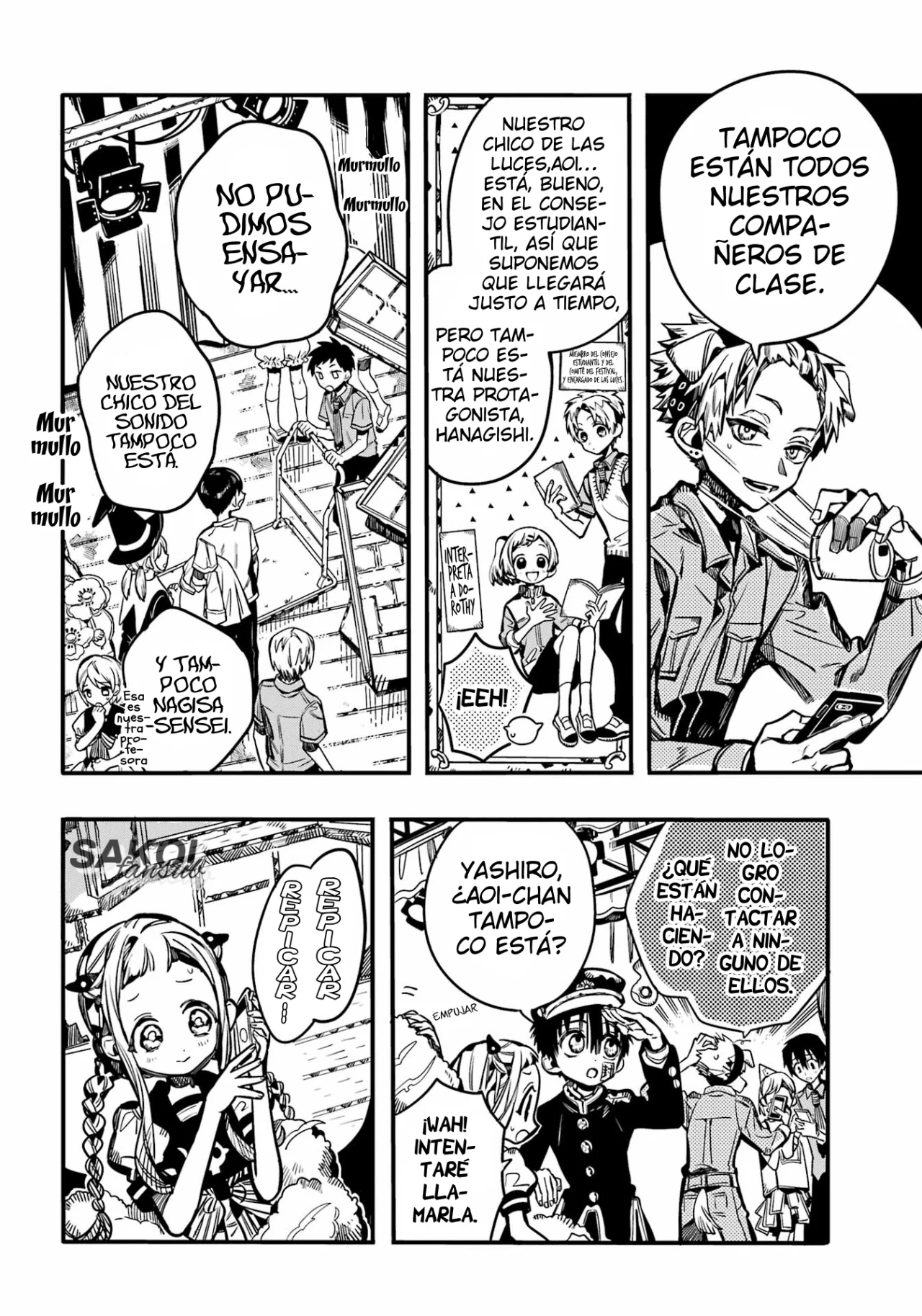 Jibaku Shounen Hanako-kun Capítulo 105 - Página 9