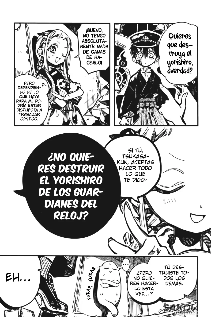 Jibaku Shounen Hanako-kun Capítulo 106 - Página 17