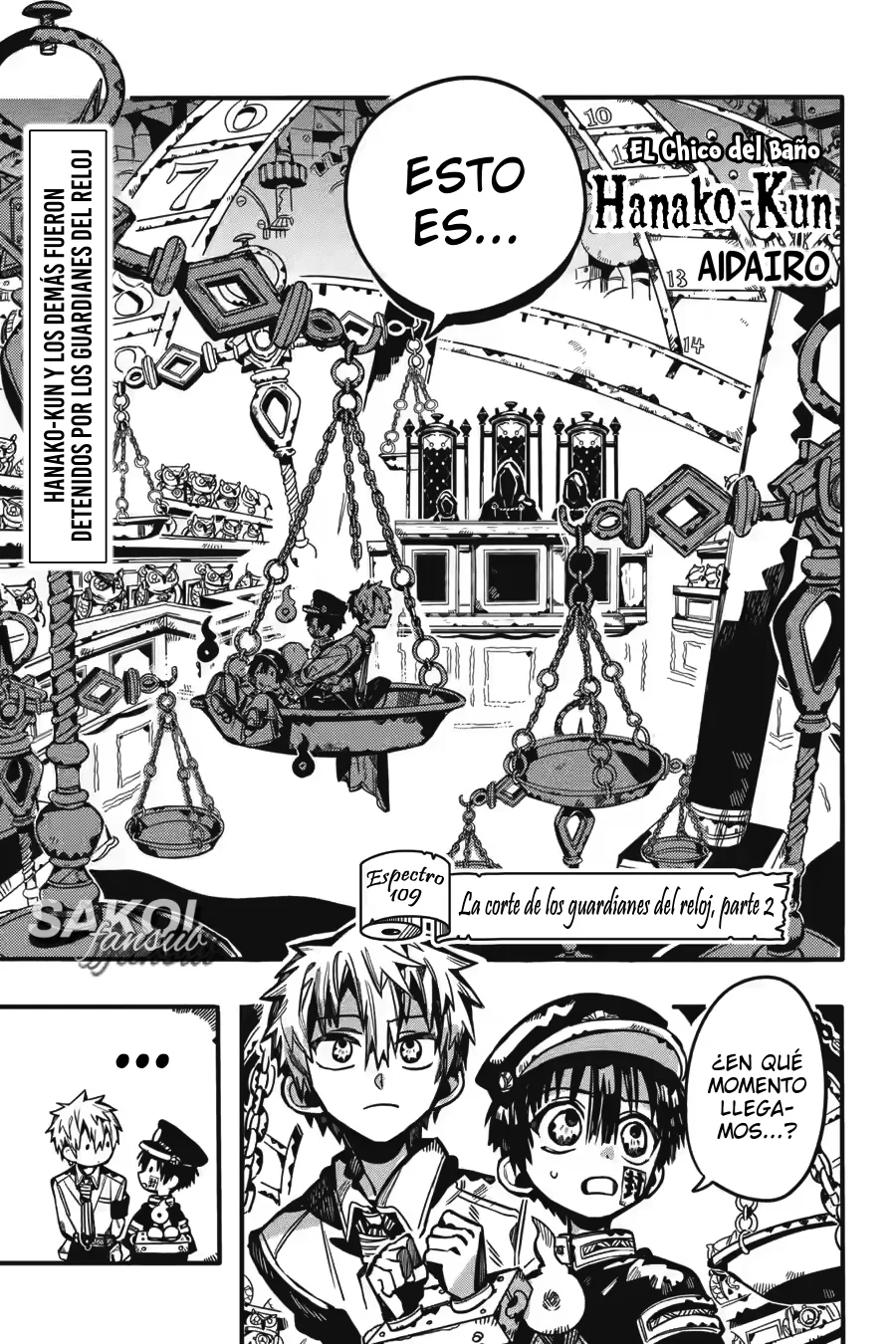 Jibaku Shounen Hanako-kun Capítulo 109 - Página 3