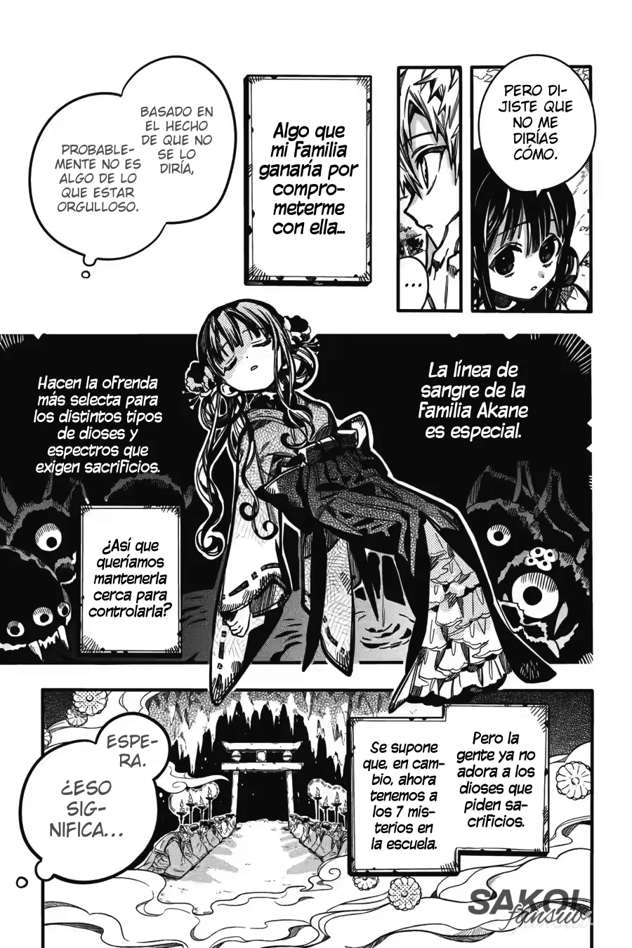 Jibaku Shounen Hanako-kun Capítulo 114 - Página 13