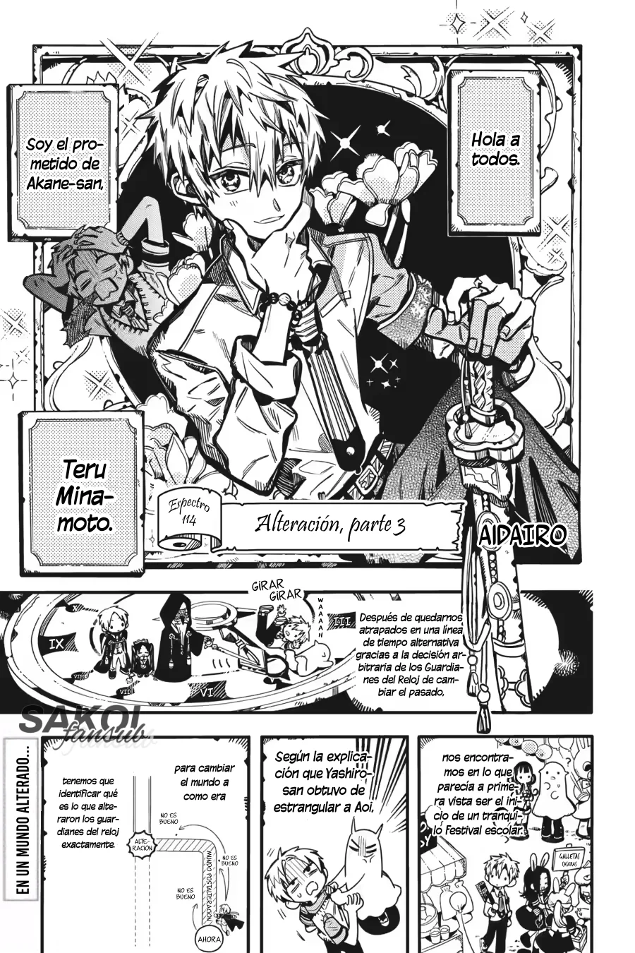 Jibaku Shounen Hanako-kun Capítulo 114 - Página 3