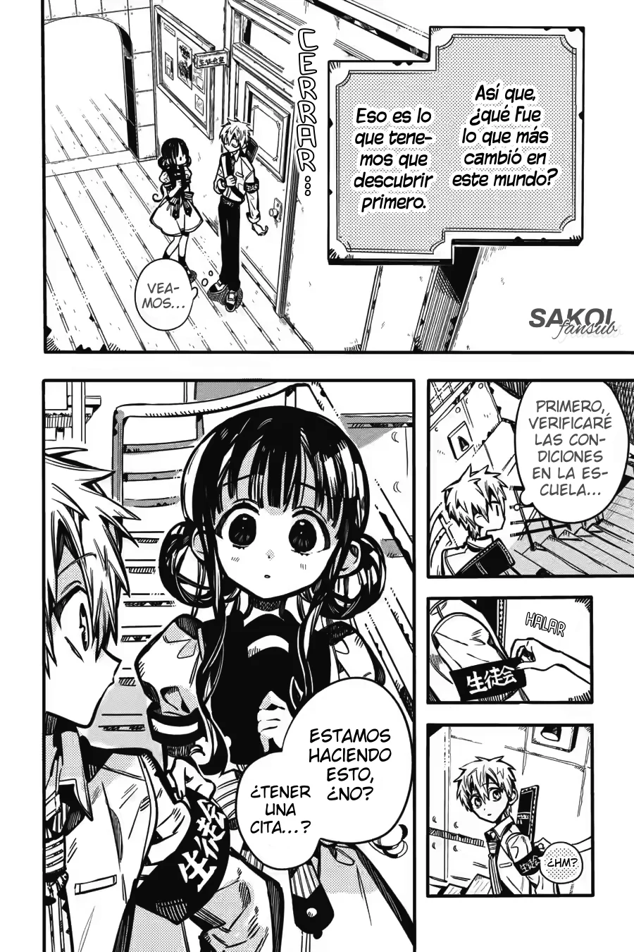 Jibaku Shounen Hanako-kun Capítulo 114 - Página 4