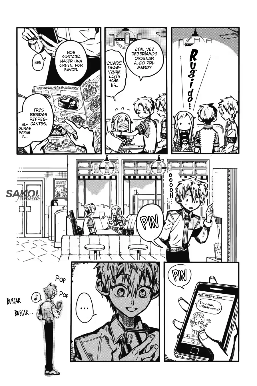 Jibaku Shounen Hanako-kun Capítulo 117 - Página 7