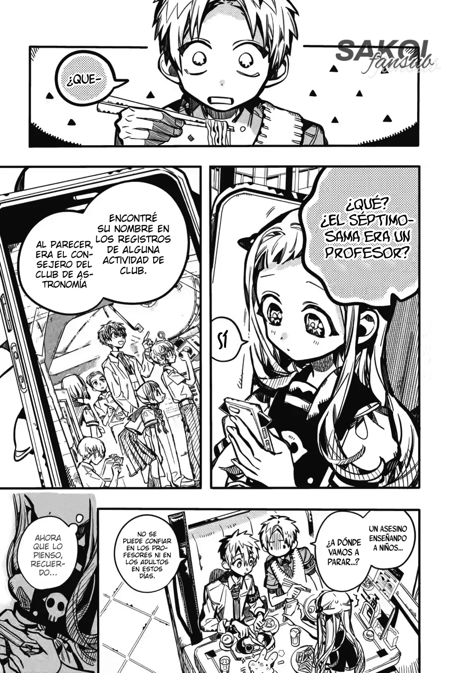 Jibaku Shounen Hanako-kun Capítulo 117 - Página 9