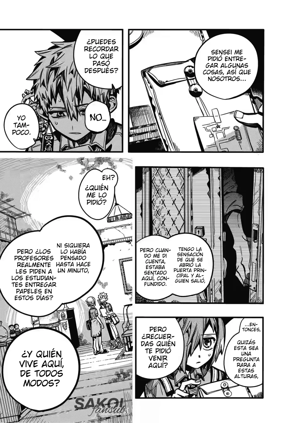 Jibaku Shounen Hanako-kun Capítulo 118 - Página 9