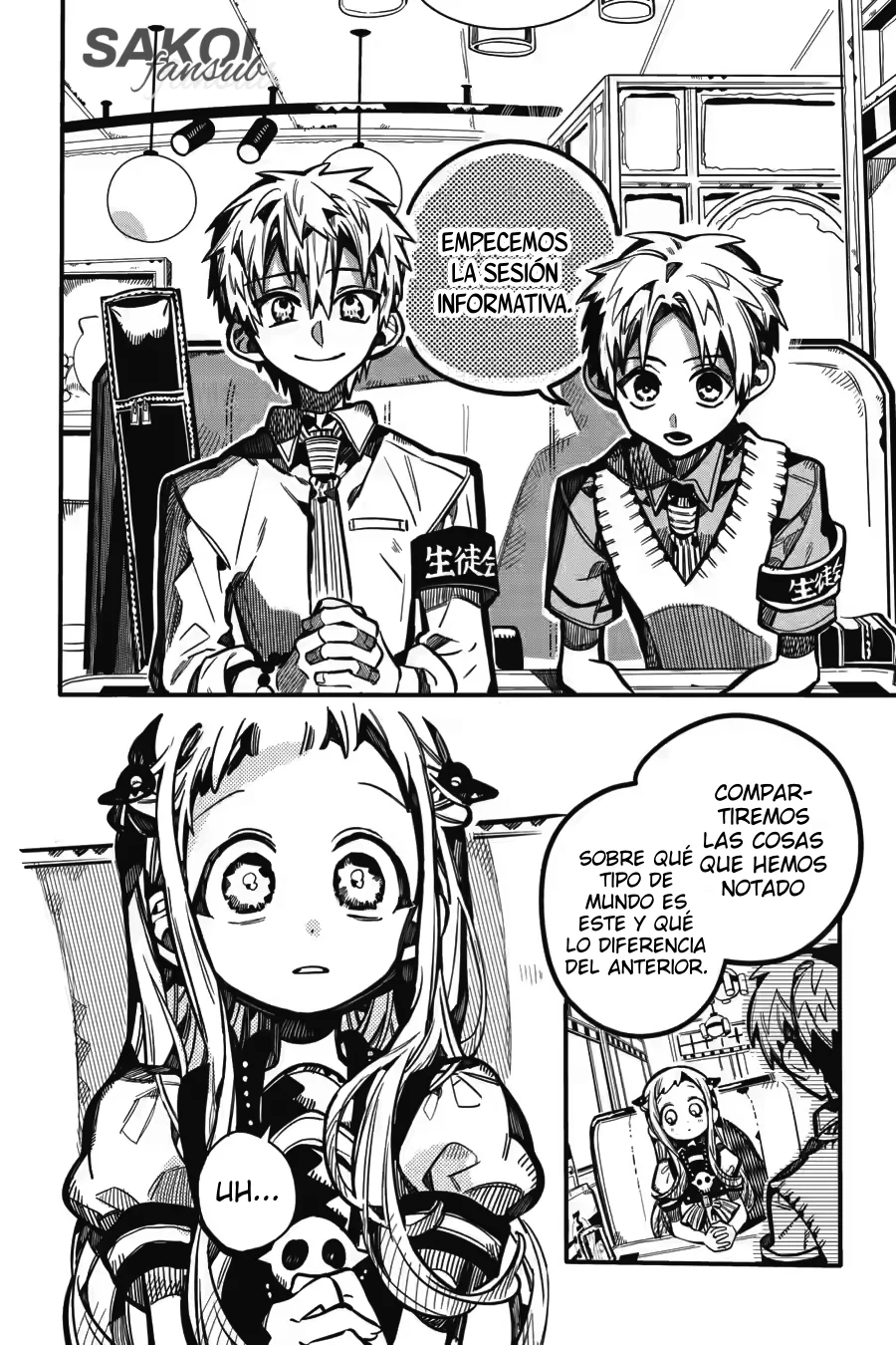 Jibaku Shounen Hanako-kun Capítulo 126 - Página 14