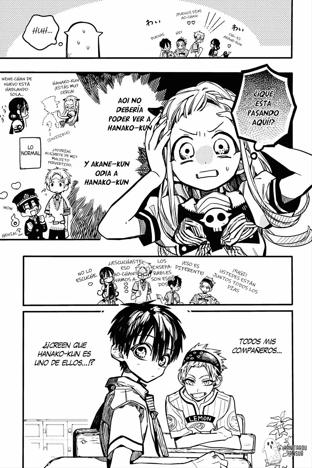 Jibaku Shounen Hanako-kun Capítulo 41 - Página 14