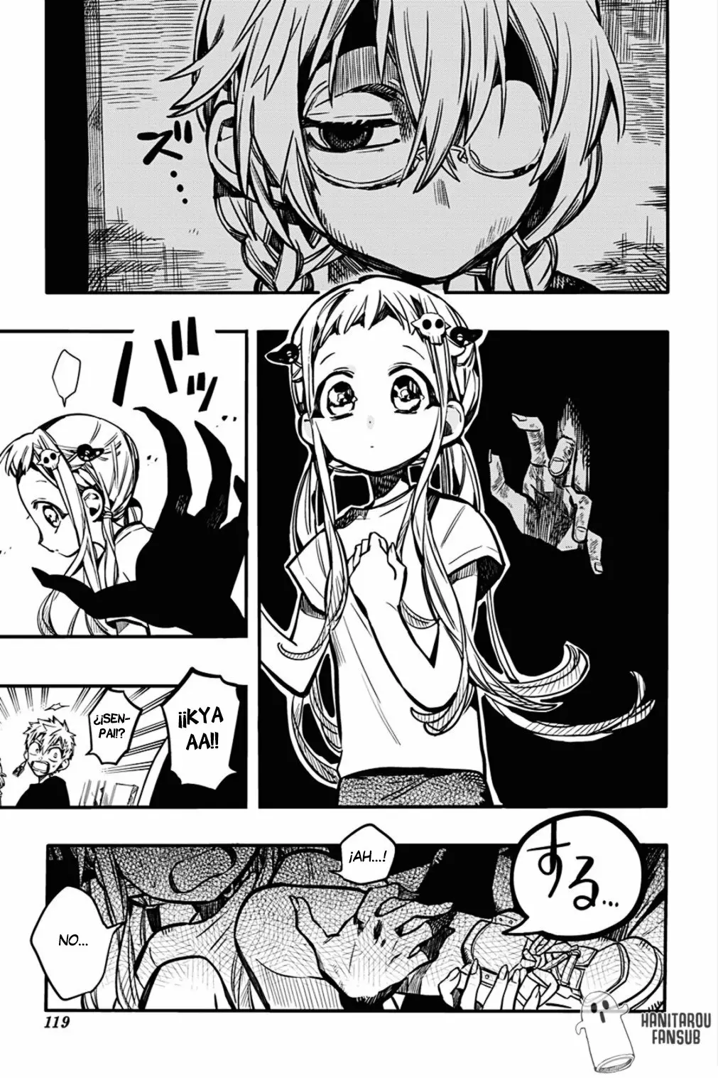 Jibaku Shounen Hanako-kun Capítulo 44 - Página 14