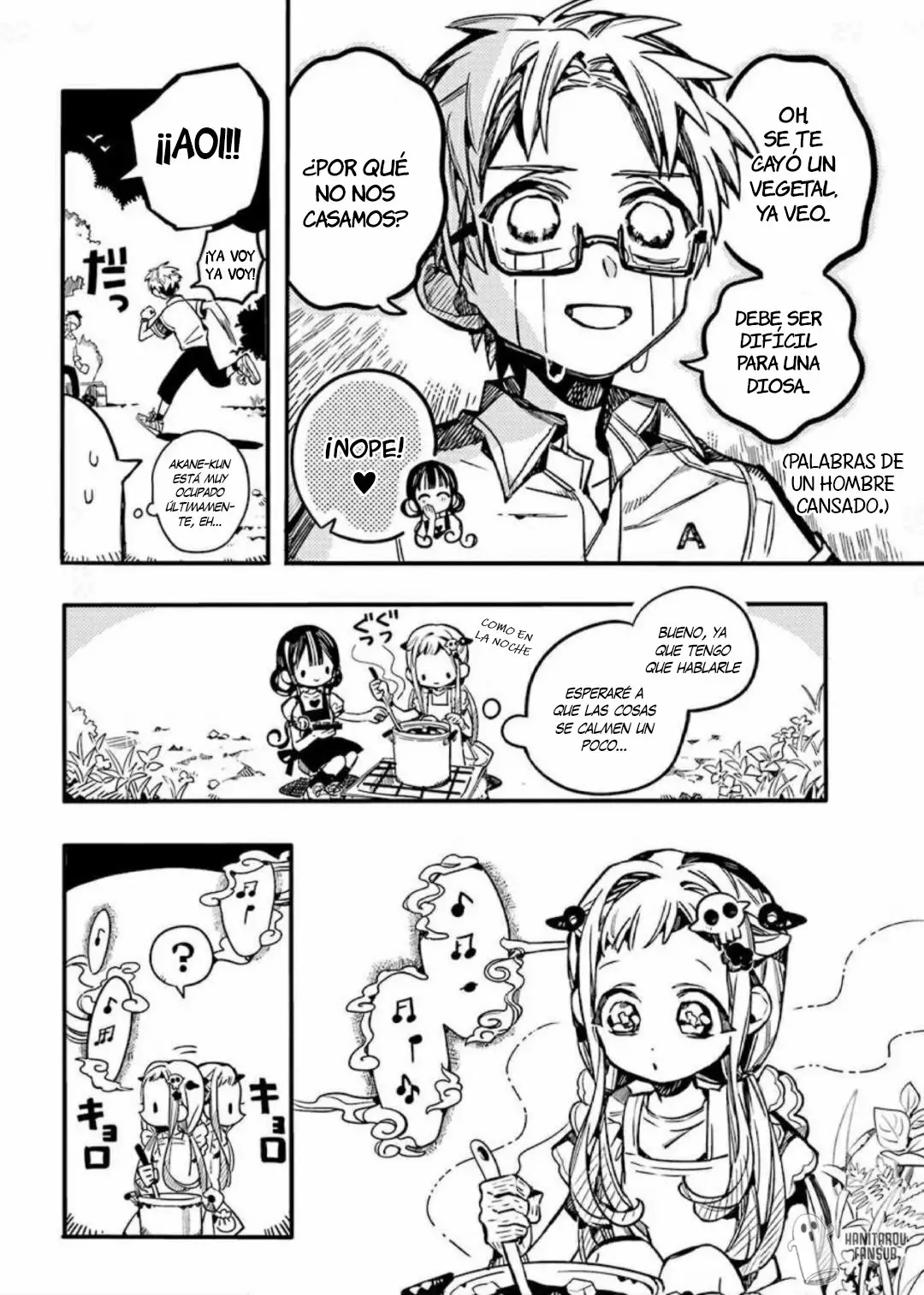 Jibaku Shounen Hanako-kun Capítulo 60 - Página 15