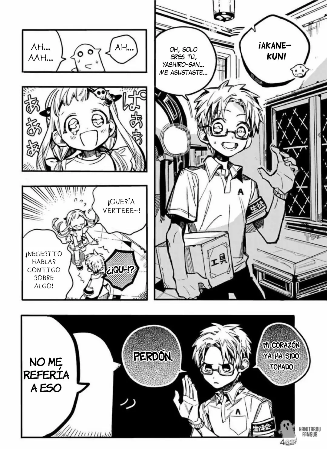 Jibaku Shounen Hanako-kun Capítulo 60 - Página 27