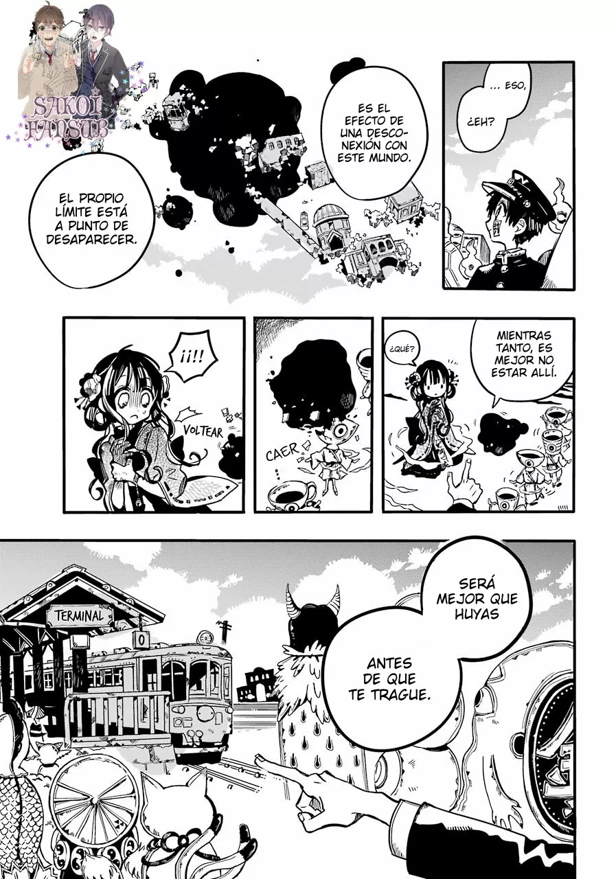 Jibaku Shounen Hanako-kun Capítulo 84 - Página 17