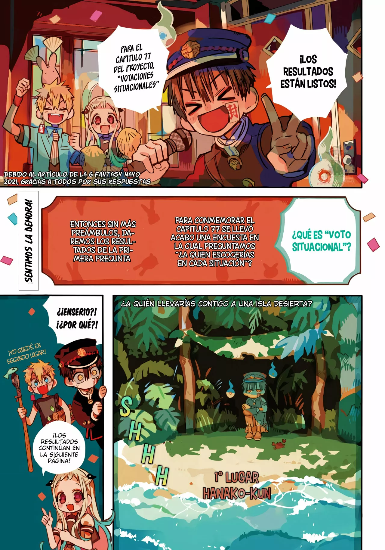 Jibaku Shounen Hanako-kun Capítulo 87 - Página 5