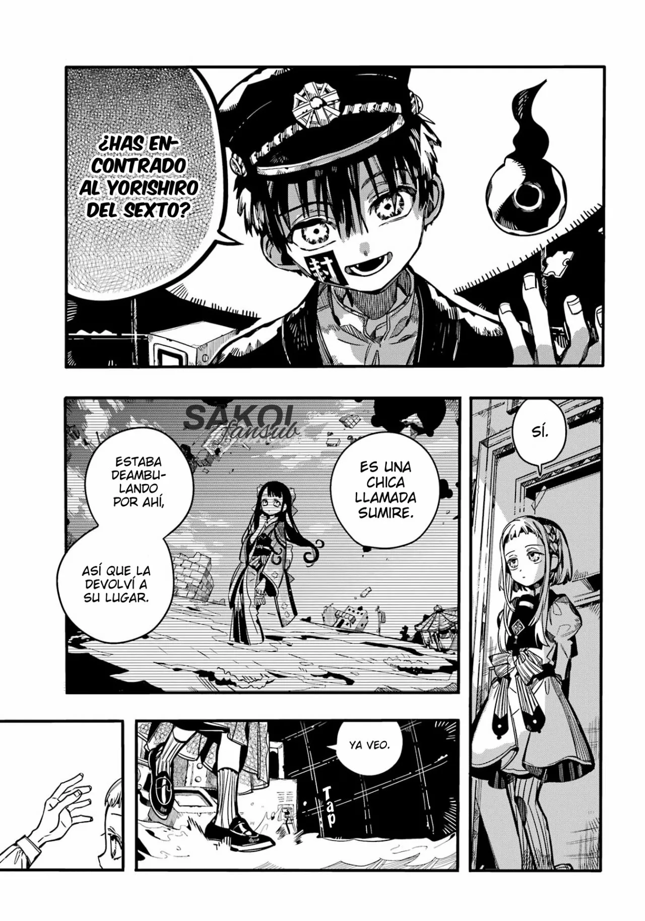 Jibaku Shounen Hanako-kun Capítulo 92 - Página 10