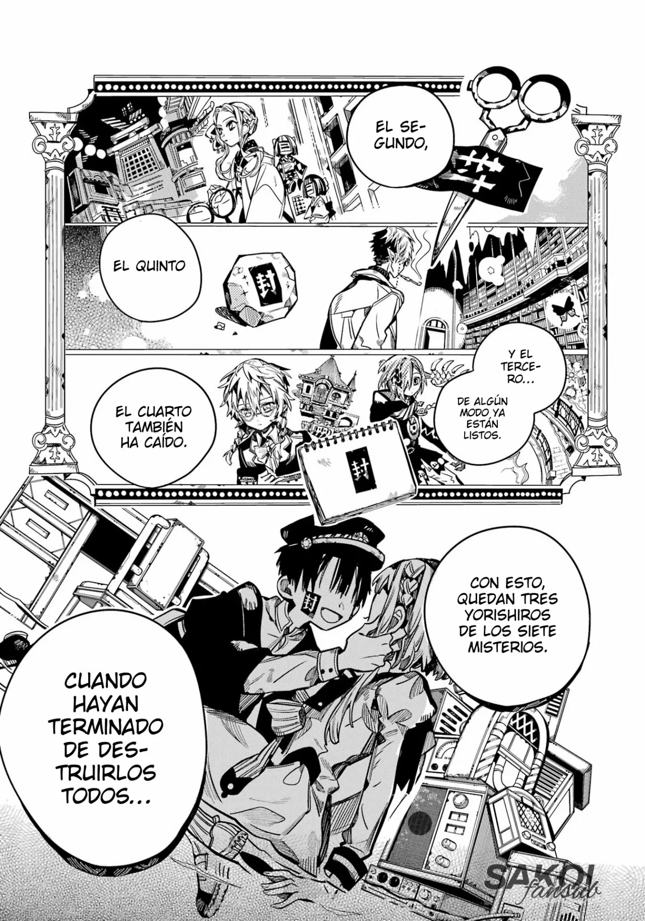 Jibaku Shounen Hanako-kun Capítulo 92 - Página 14