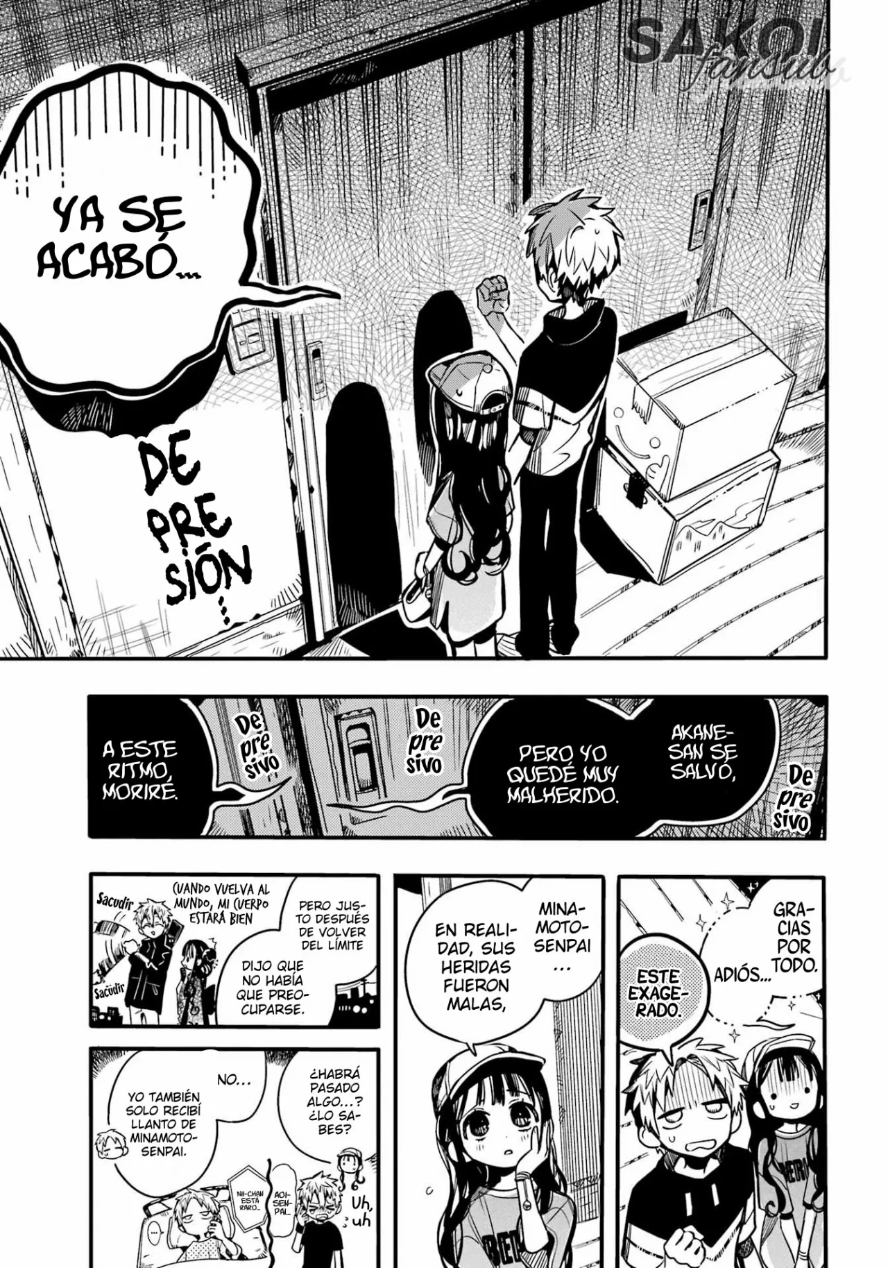 Jibaku Shounen Hanako-kun Capítulo 96 - Página 15