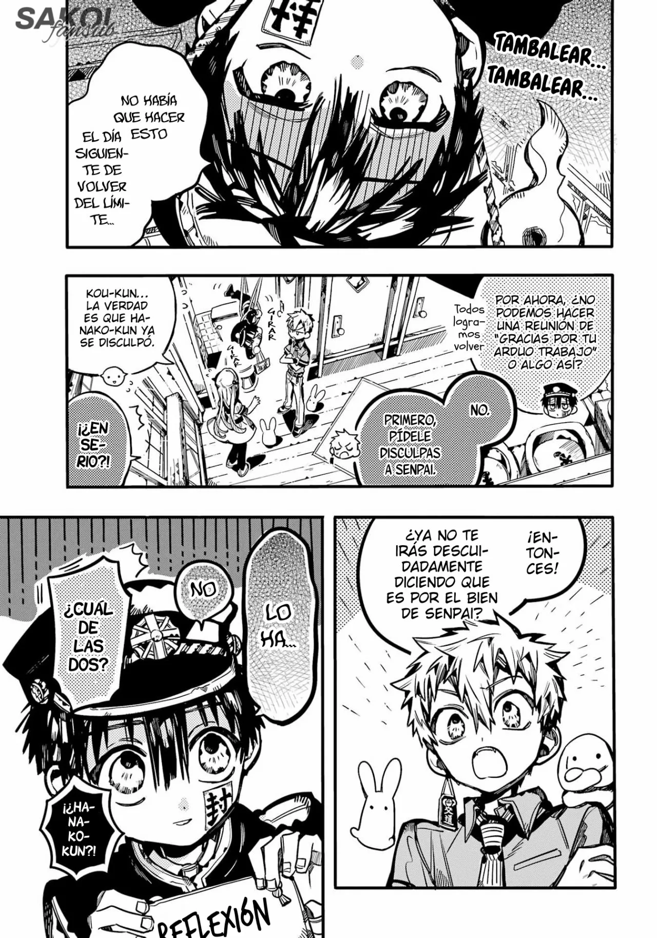 Jibaku Shounen Hanako-kun Capítulo 96 - Página 5