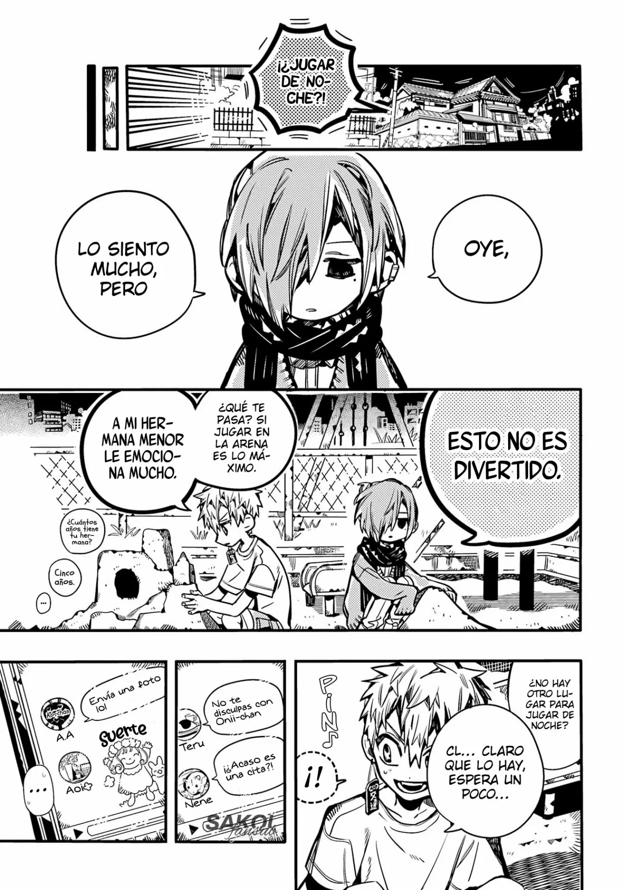 Jibaku Shounen Hanako-kun Capítulo 98 - Página 16