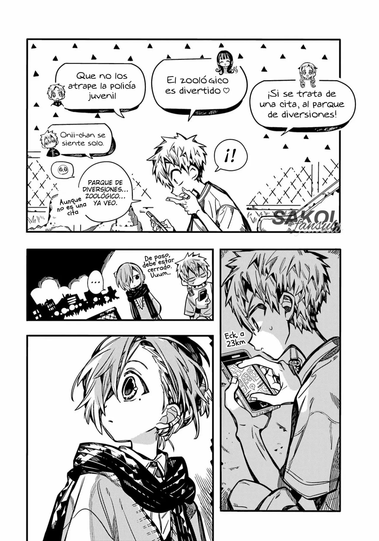 Jibaku Shounen Hanako-kun Capítulo 98 - Página 17