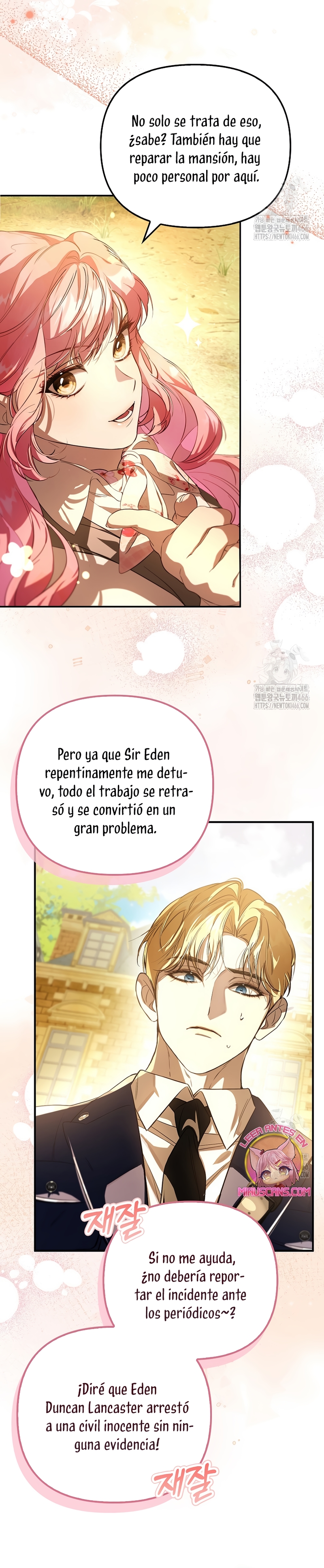 Los protagonistas masculinos están atrapados en mi casa Capítulo 11 - Página 19