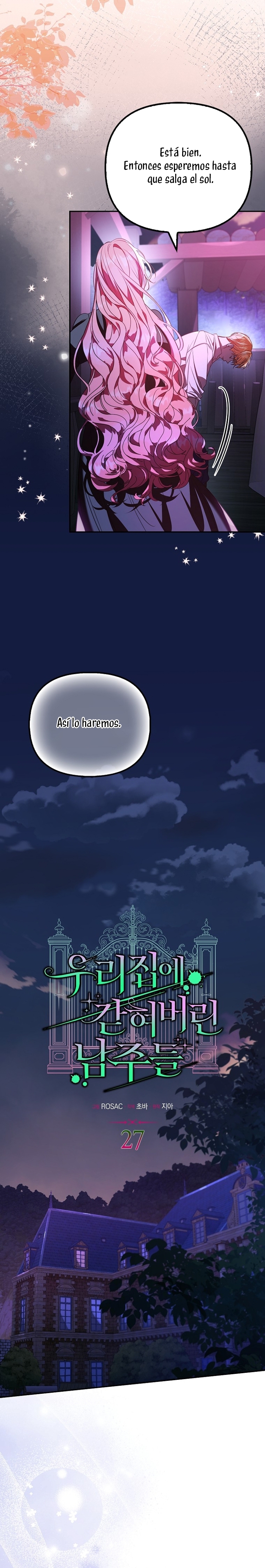 Los protagonistas masculinos están atrapados en mi casa Capítulo 27 - Página 16